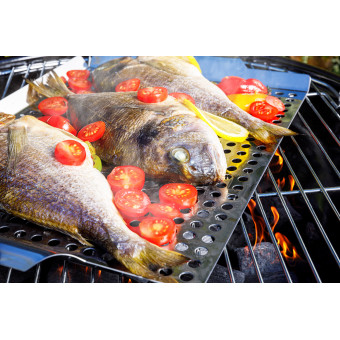 Grilles et plaques de cuisson pour barbecue, four et plancha | Cuisson précise et durable