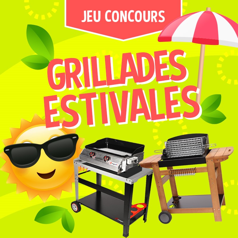 Du 18/07 au 25/08 * grand jeu concours * 10 lots à gagner d'une valeur totale de 3 985.00 euros !