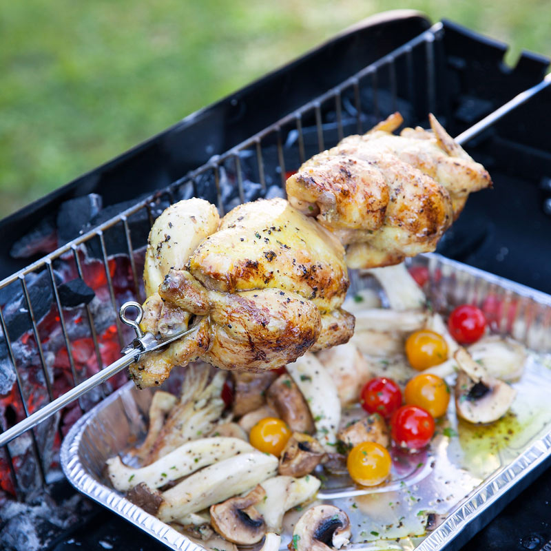 Coquelets aux légumes et sauce chien !