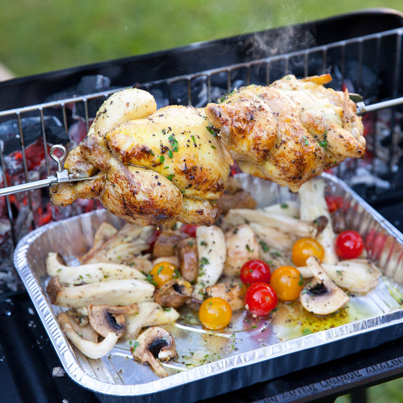 Coquelets aux légumes et sauce chien !