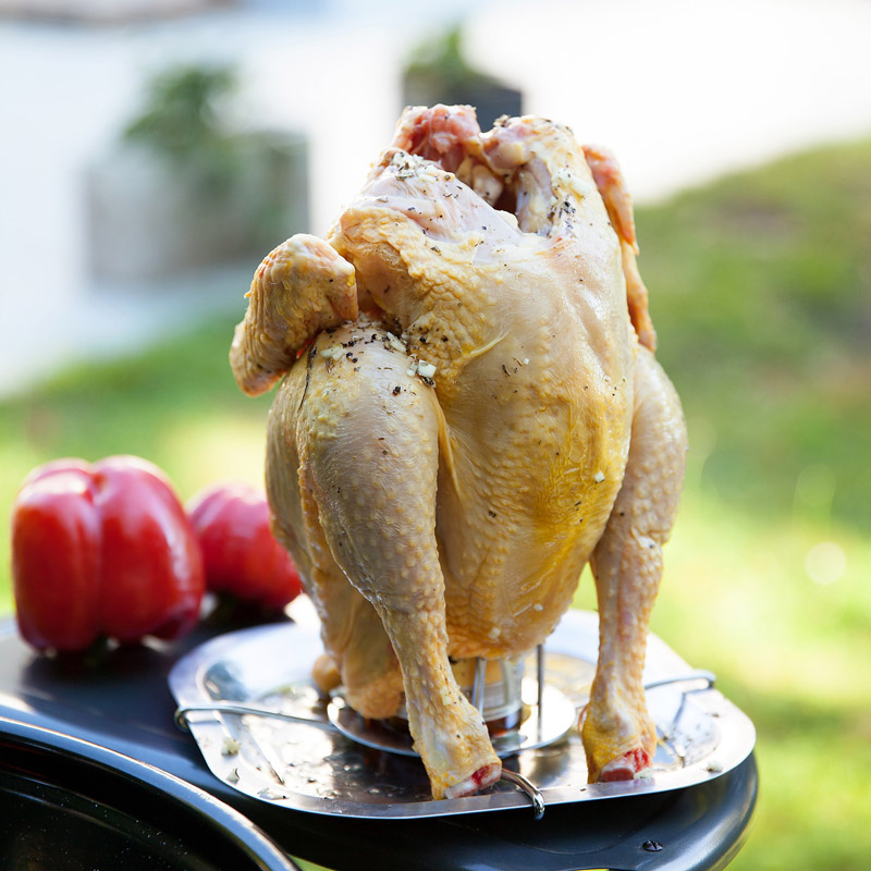 Poulet rôti à la verticale 