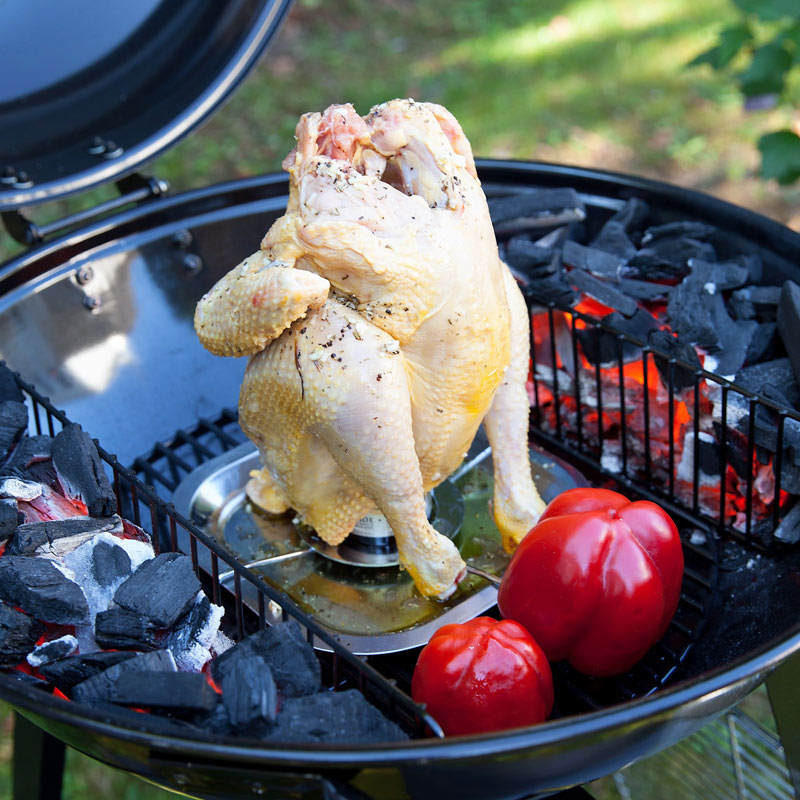 Poulet rôti à la verticale 