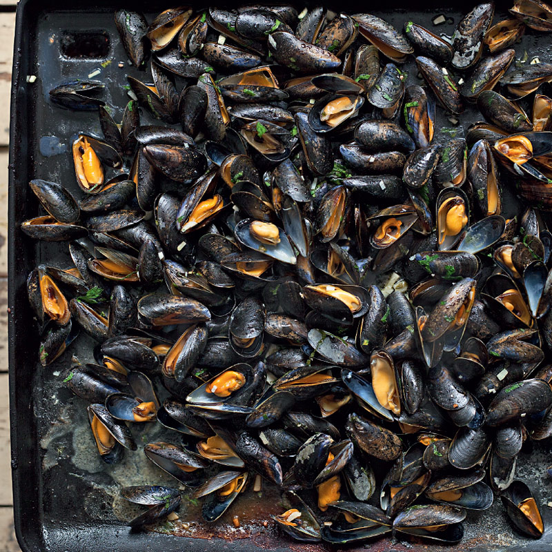 Moules cardamome 